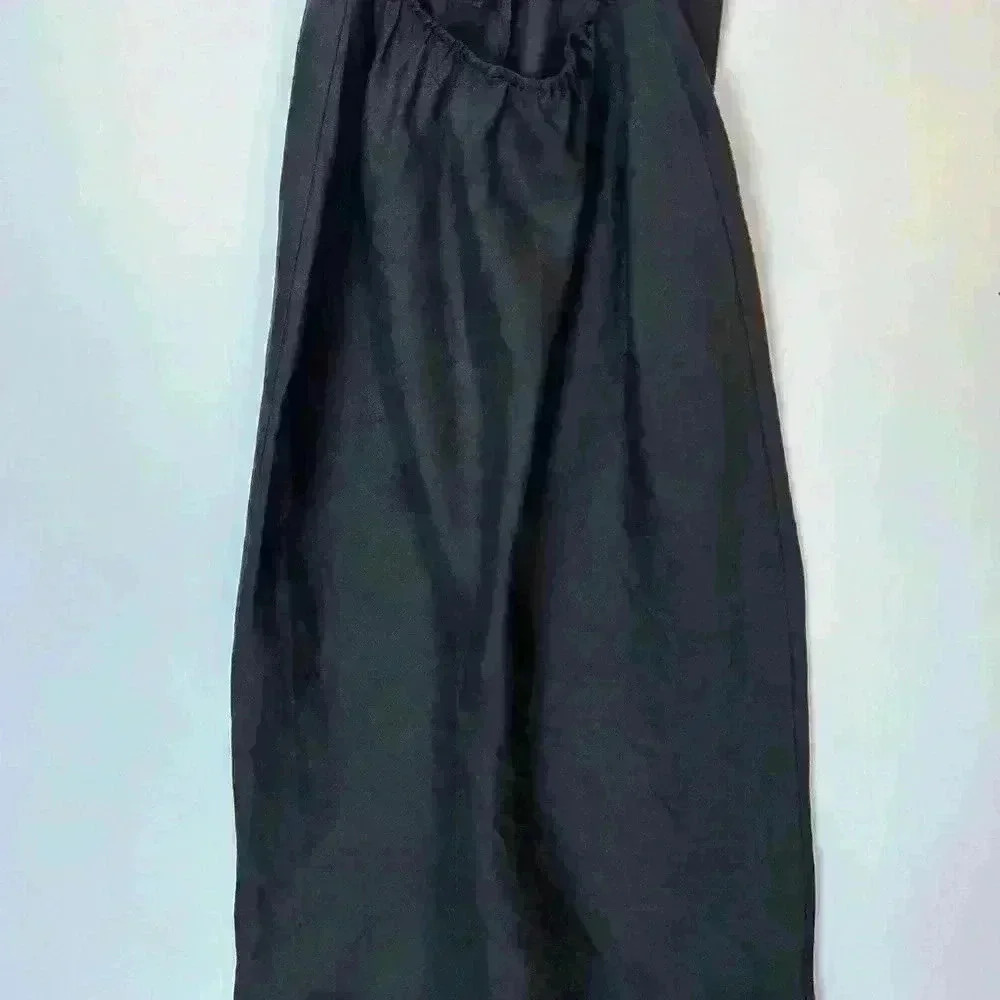 & Other Stories Open-Back 100% Linen Strappy Dress - Picture 8 of 12